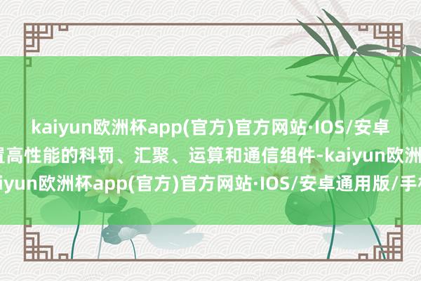 kaiyun欧洲杯app(官方)官方网站·IOS/安卓通用版/手机APP下载内置高性能的科罚、汇聚、运算和通信组件-kaiyun欧洲杯app(官方)官方网站·IOS/安卓通用版/手机APP下载