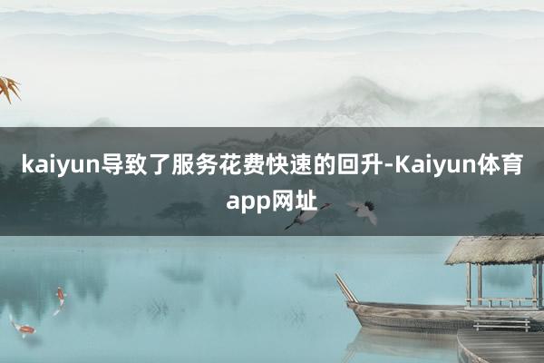 kaiyun导致了服务花费快速的回升-Kaiyun体育app网址